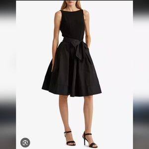 NWOT Lauren Ralph Lauren Elegant Black Sleeveless Dress_16